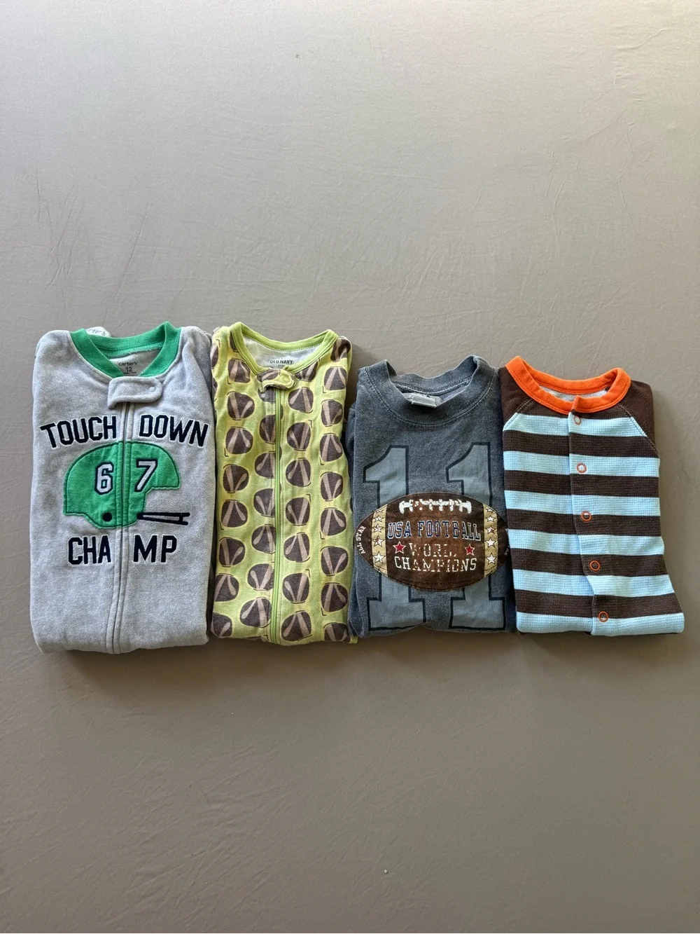 Baby Boys Jumpsuit Pajama Bundle
